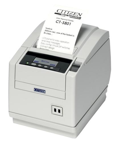  Термопринтер этикеток Citizen CT-S801II; No interface, Ivory White