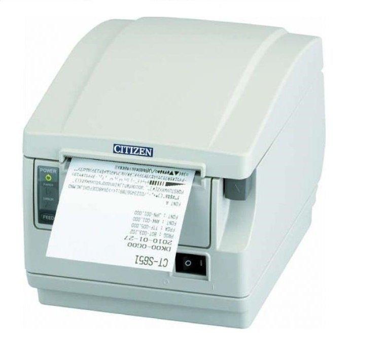Термопринтер этикеток Citizen CT-S851II Printer; Bluetooth interface, Ivory White