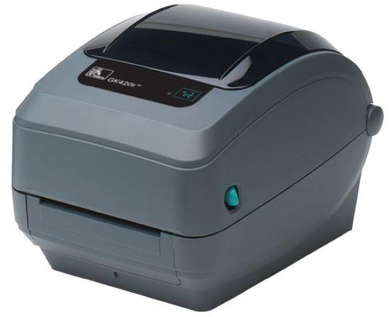  Термотрансферный принтер Zebra GK420t (203 dpi, ширина 102 мм, 127 мм/сек, RS232, USB, LPT, диспенсер)