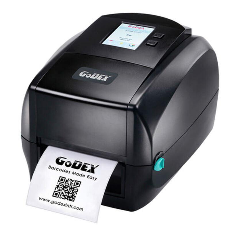  Термотрансферный принтер Godex RT863i, 600 dpi, 3 ips, цветной сенсорный ЖК дисплей, и/ф RS232/USB/Ethernet/USB HOST