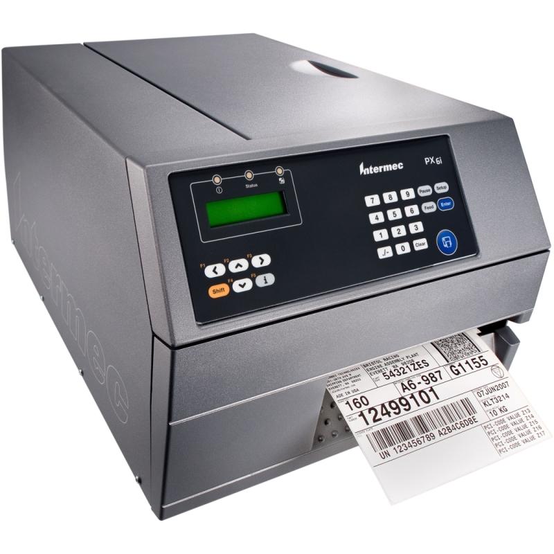 Термотрансферный принтер Intermec PX6i, TT, 300dpi, нож, Ethernet