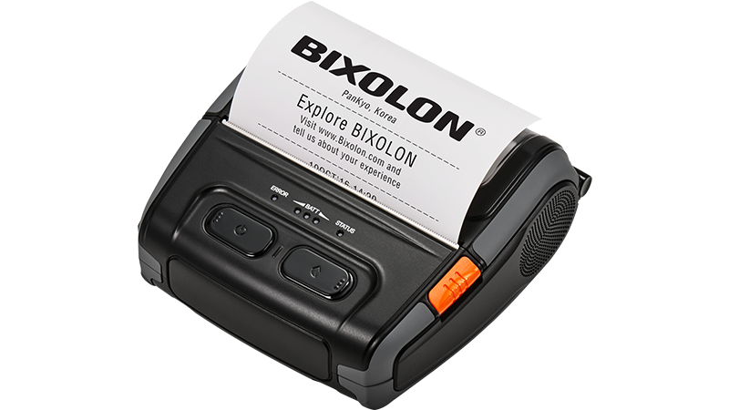  Термопринтер этикеток Bixolon SPP-R410 4&quot; thermal mobile, black hinge, serial, usb, bluetooth, Mfi